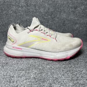 Brooks Glycerin 20 StealthFit Shoes Womens Size 10.5 White Running 1203721B067